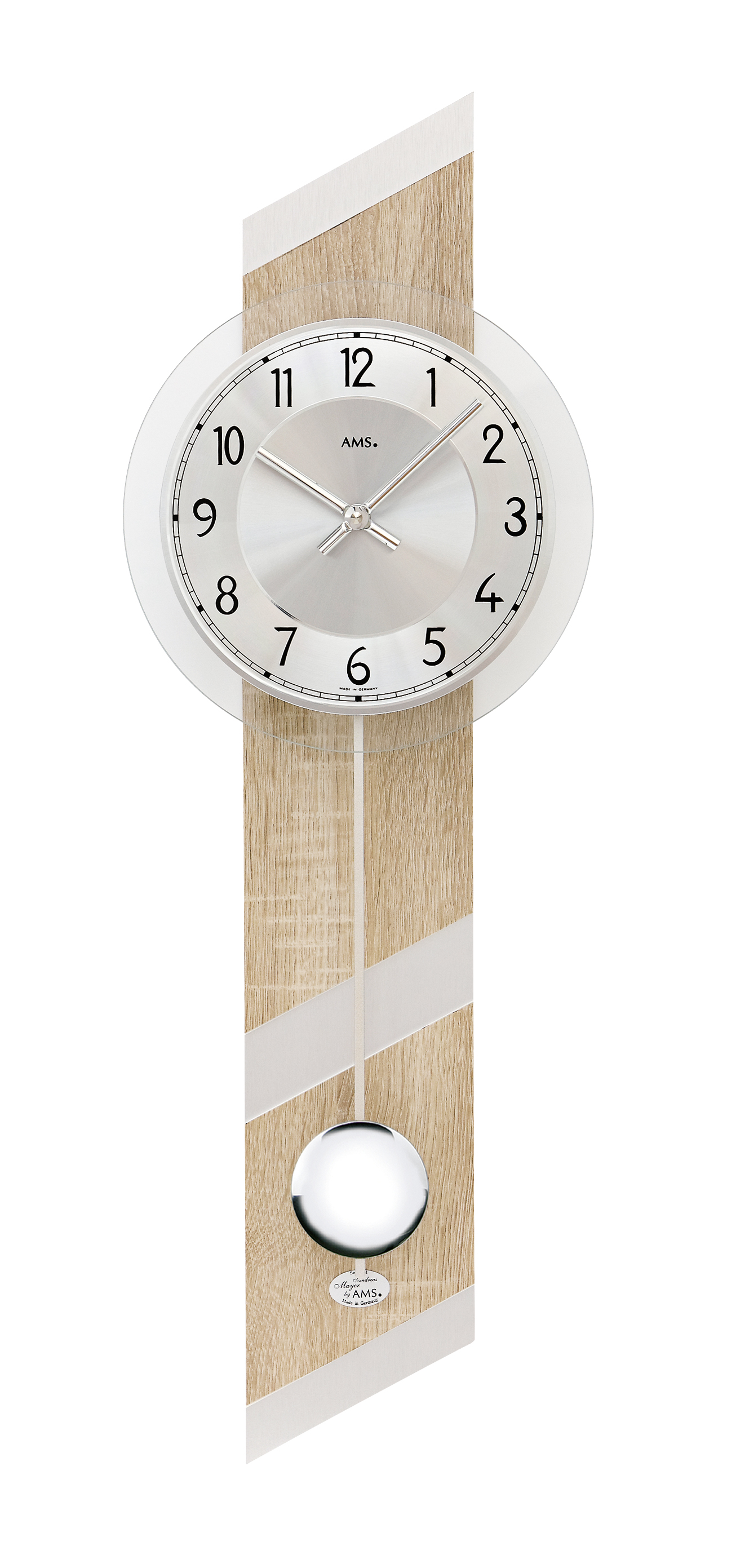 AMS 7415 wallclock , quarts with pendel